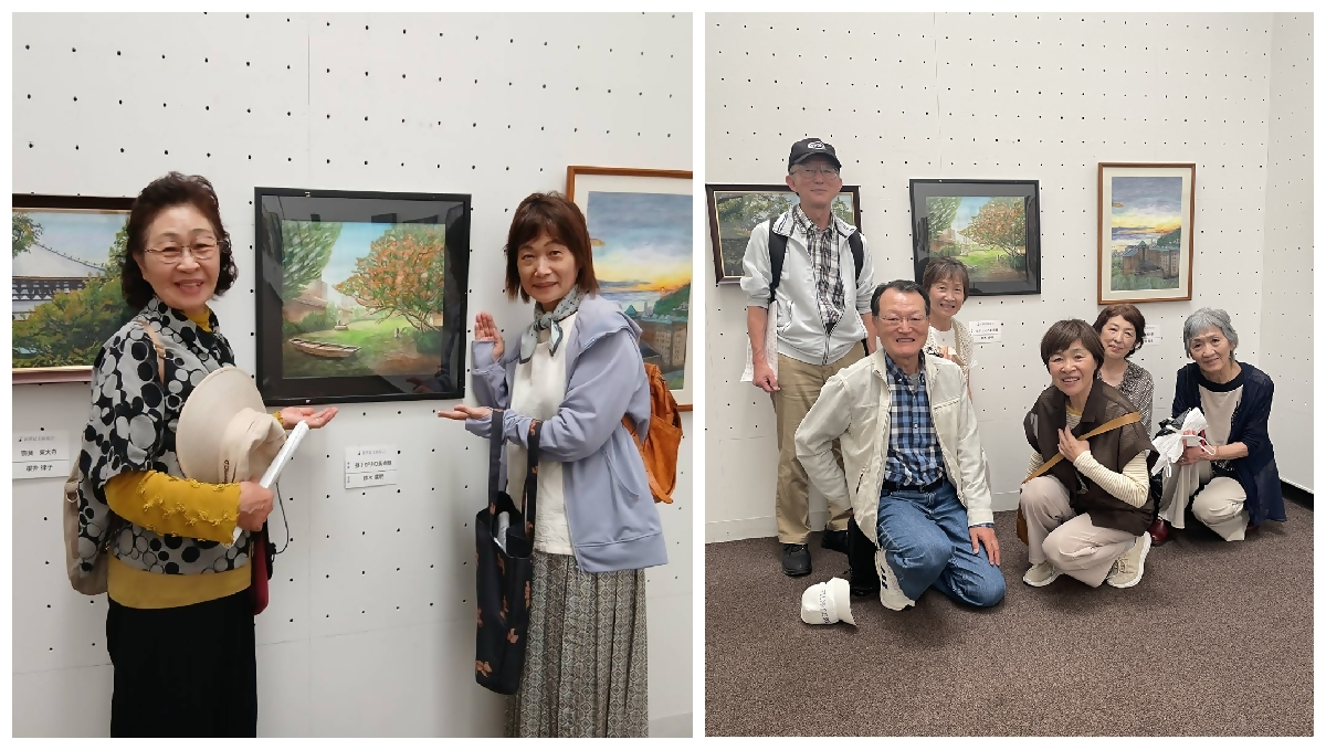 ・作者名：近藤弘子・画題：メモリー・技法：水彩画（原画） 幹事会員の水彩画が上野東京都美術館に展示 | 県人会からのお知らせ